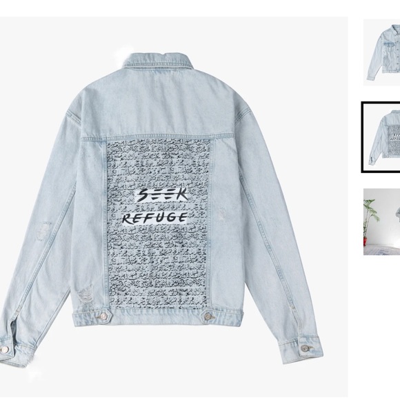 Seek Refuge sold out Sky Blue Denim Jacket - Picture 2 of 6